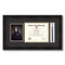 ArtToFrames 8x10 inch Diploma Frame with 5x7 Inch Image Opening and Tassel Opening - Framed with Black and Gold Mats, Comes with Regular Acrylic and Sawtooth Hanger for Wall Hanging (DIT-8x10)